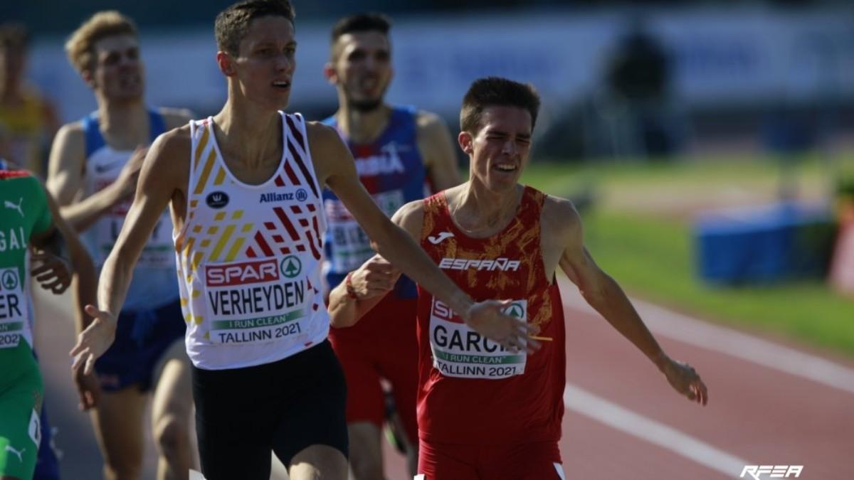 Mario García fue plata en el 1.500 metros