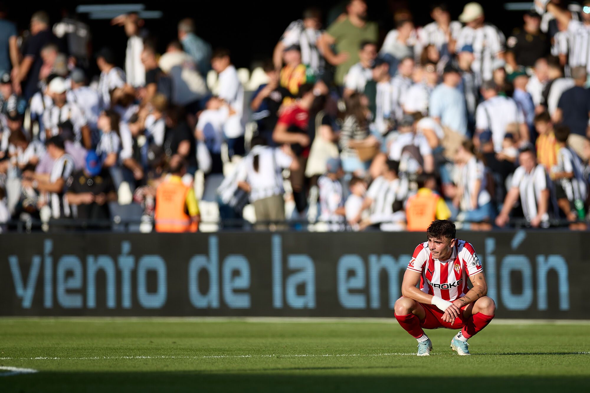 Fútbol. Partido correspondiente a la jornada 8 de Segunda División temporada 2025-2026 entre el CD Castellón y el Sport. Gijón. Nou Estadi Castalia
