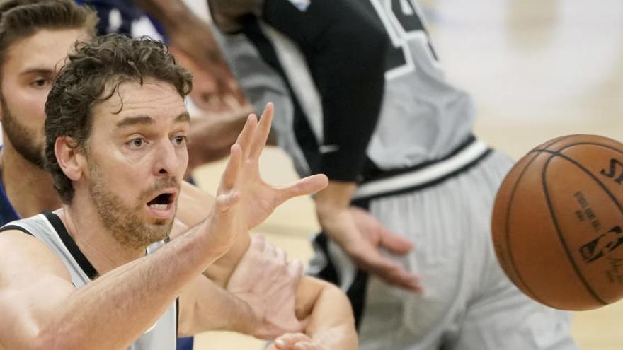 Pau Gasol, durante el partido contra los Dallas Mavericks