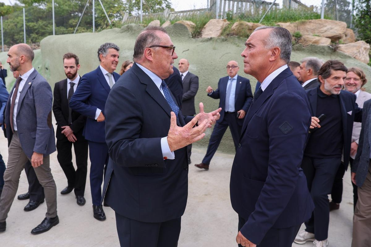 La presentación de la Ciudad deportiva de la Damm, en imágenes