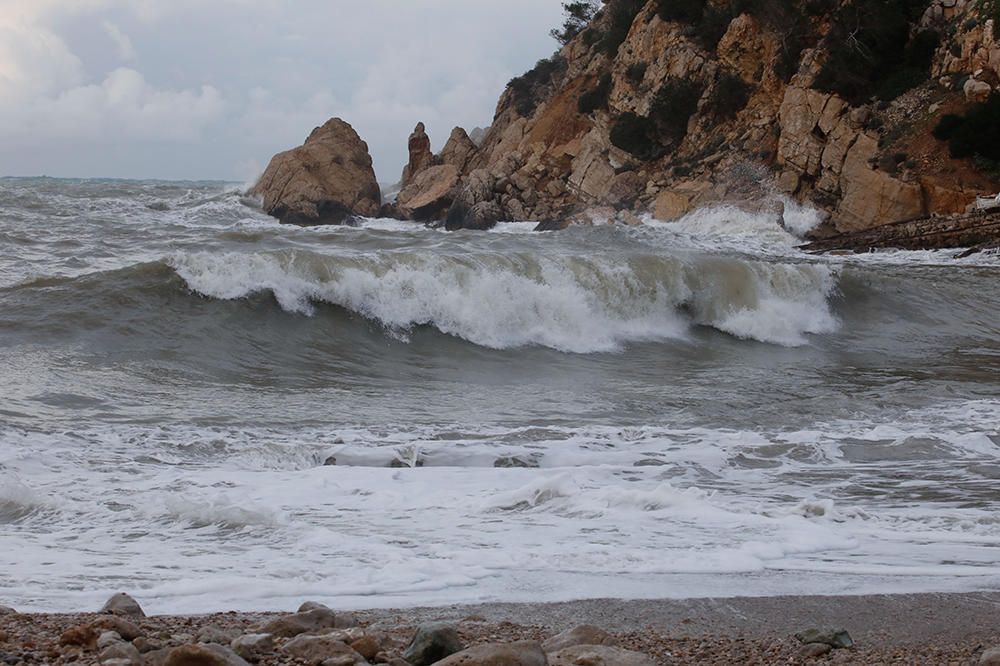 Temporal en el Port de Sant Miquel.