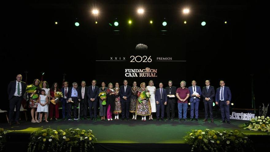 Galardonados en los Premios Fundación Caja Rural de Zamora 2026