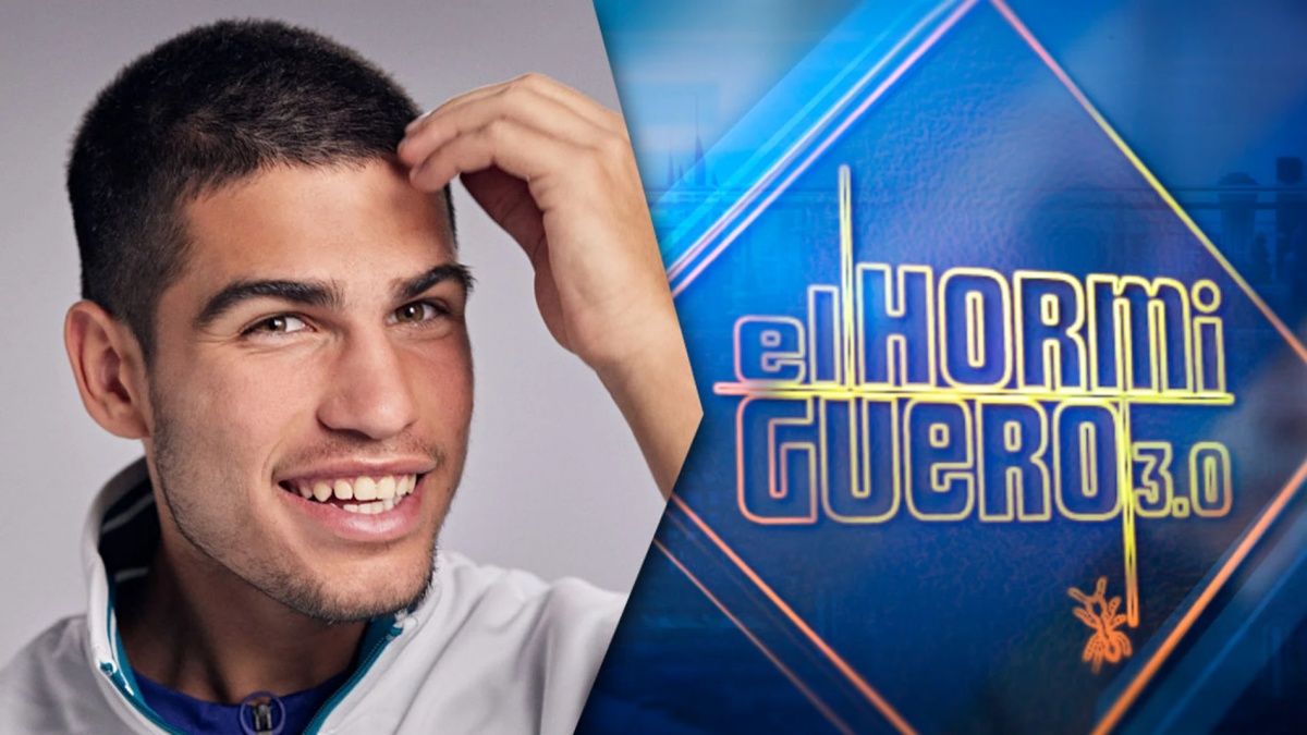 El tenista Carlos Alcaraz, invitado a 'El hormiguero'