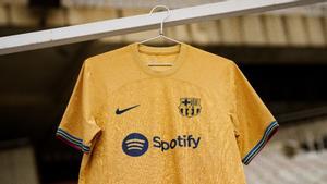 La segunda camiseta del Barça para la temporada 2022-23.
