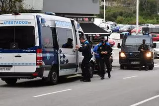 Alcanzado un patinete de madrugada en la ronda de Outeiro de A Coruña