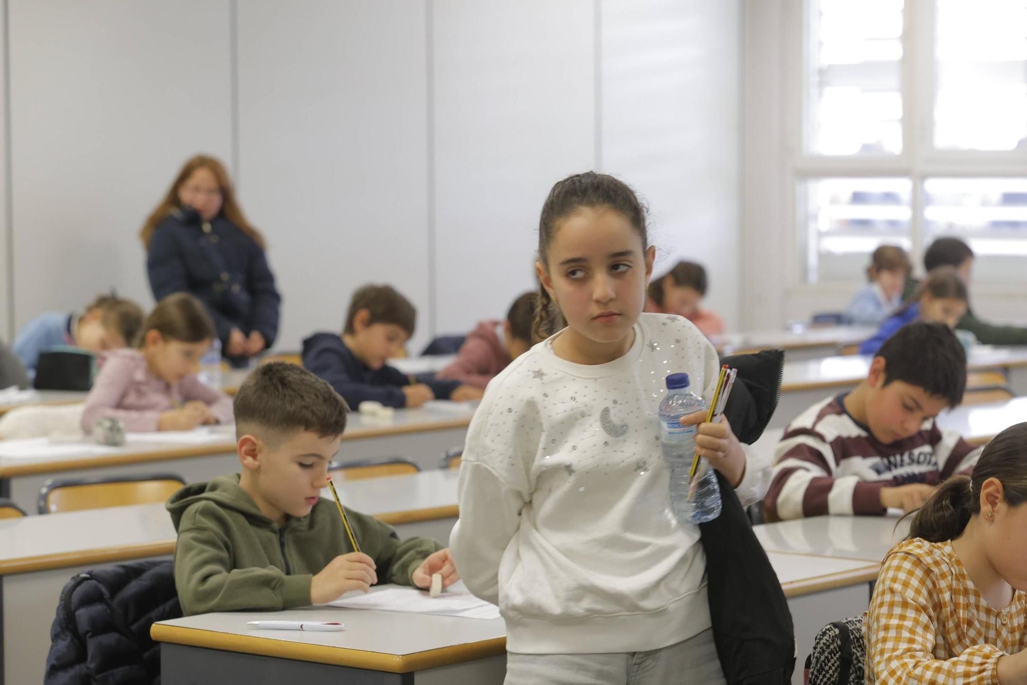Dos mil niños participan en la Olimpiada Matemática que hoy ha organizado el Colegio Guadalaviar en la UPV