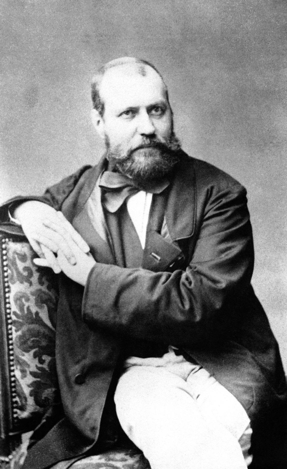 Retrato del compositor francés Charles Gounod