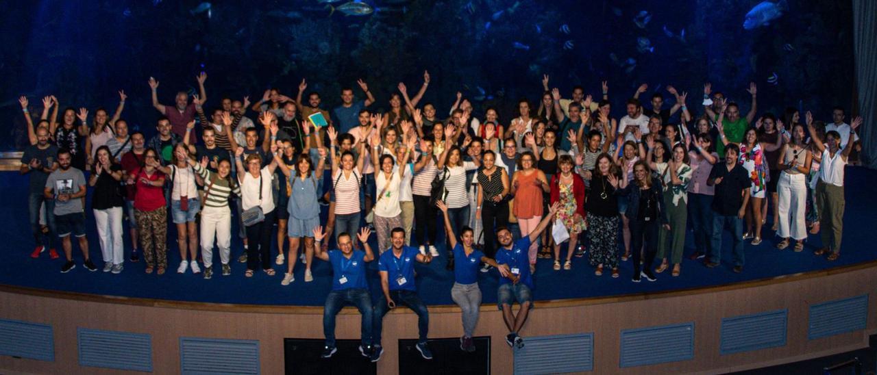 Un centenar de docents aprenen a l’aquari | LEVANTE-EMV