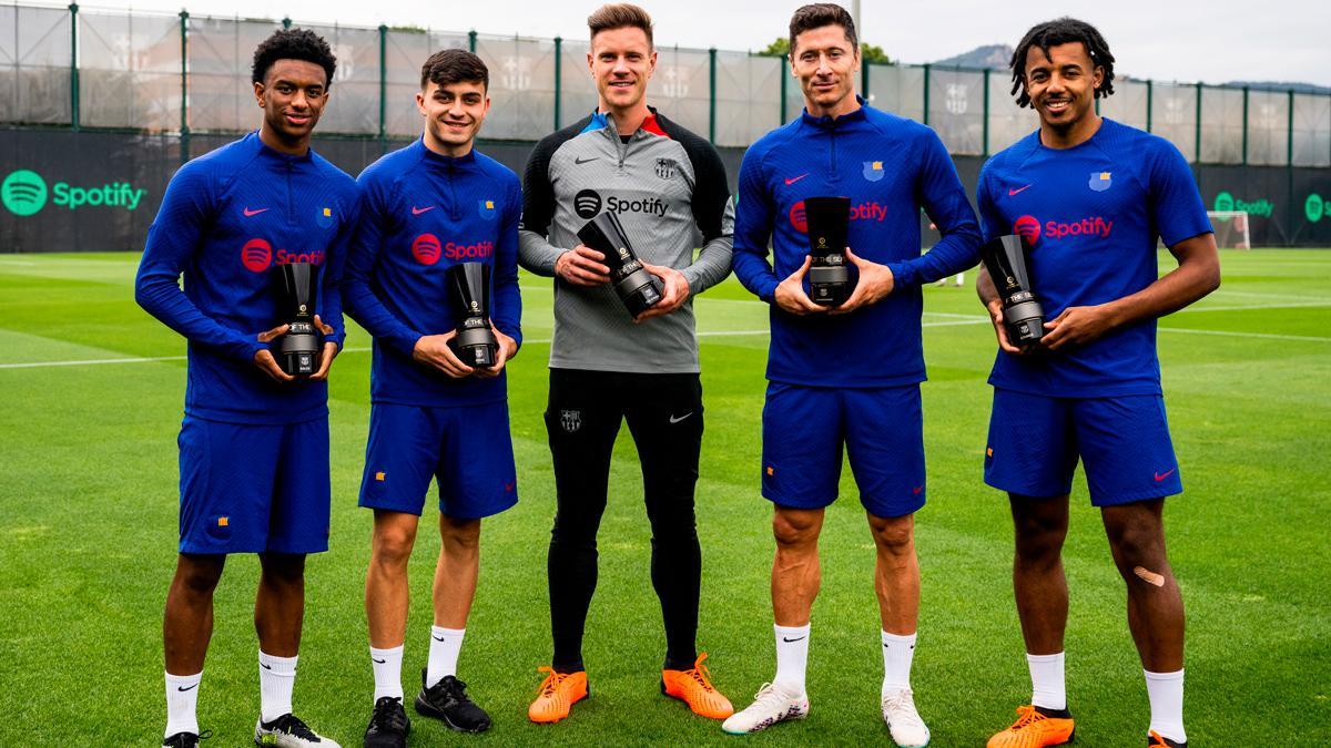 ¡Cinco jugadores del Barça en el Equipo de la Temporada de LaLiga!