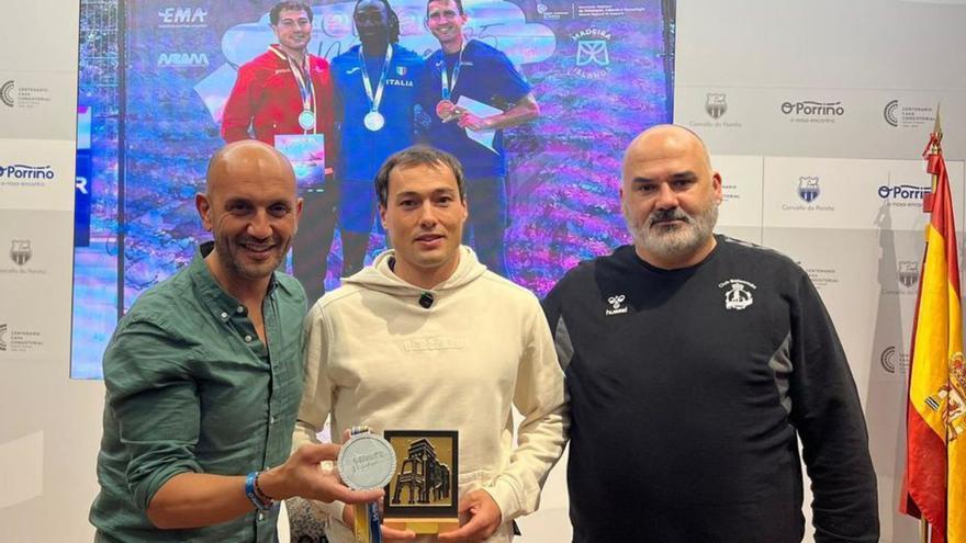 Sergio Rodríguez,co alcalde e edil de Deportes do Porriño.   | // D.P.