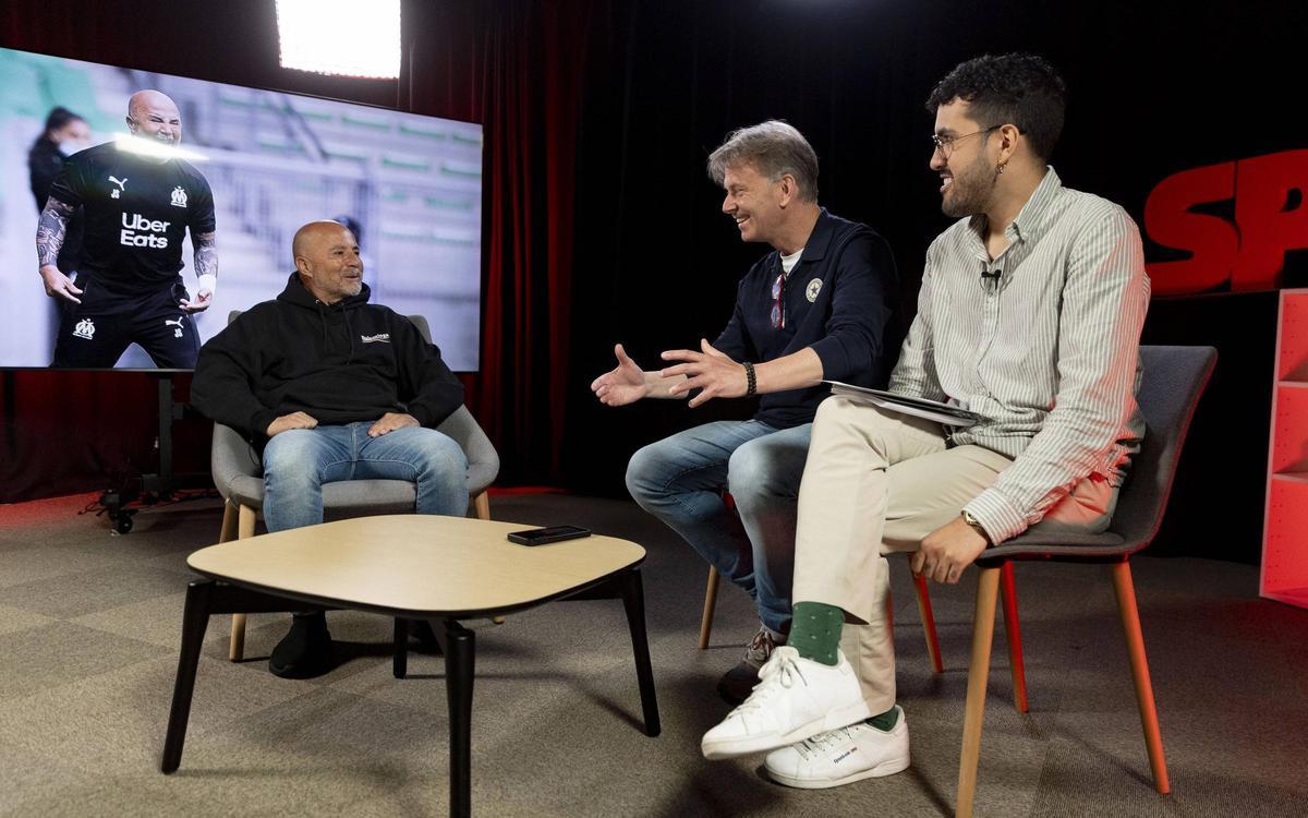 Jorge Sampaoli en los estudios de SPORT