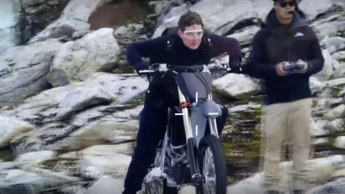 Así saltó Tom Cruise en moto en su nueva película Misión Imposible