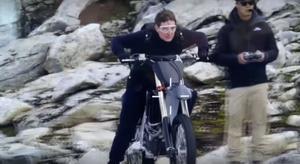 Así saltó Tom Cruise en moto en su nueva película Misión Imposible