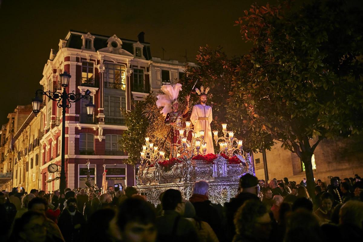 Un paso de Semana Santa en una edición anterior de esta festividad
