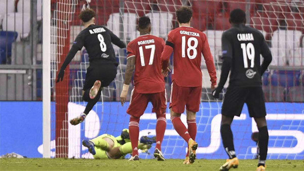 El gol de Berisha ante el Bayern Múnich