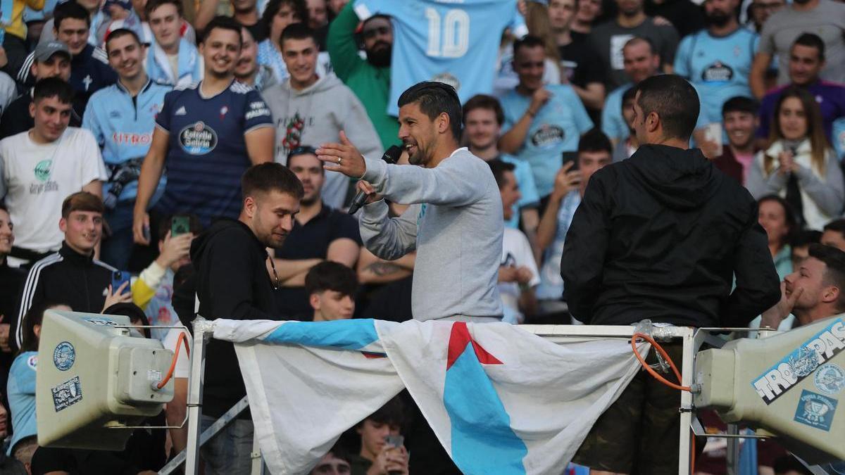 Nolito, el día que abandonó el Celta, en 2022