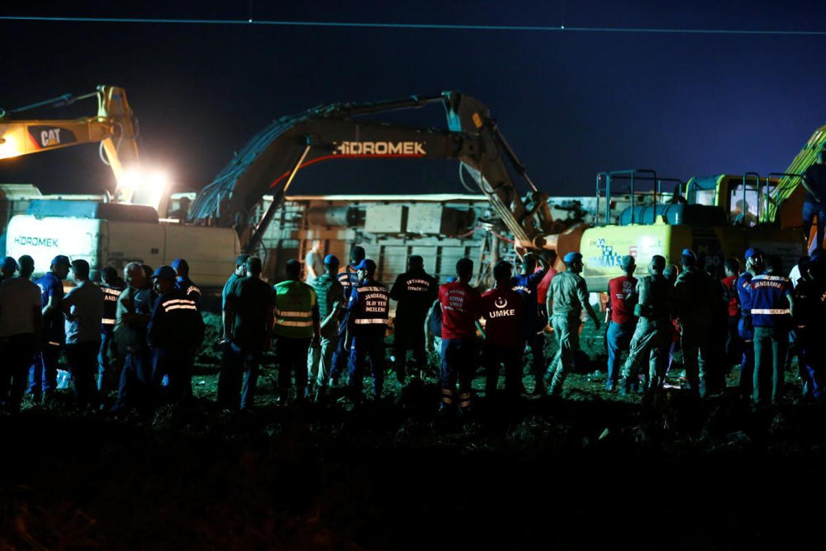 Accident de tren a Turquia Accident de tren a Turquia
