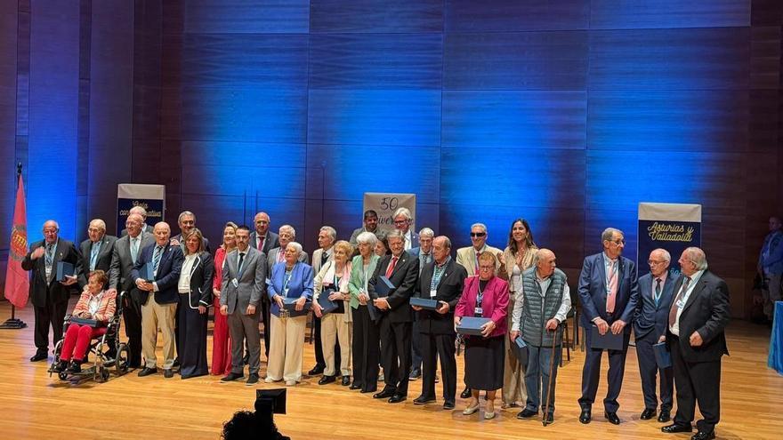 "Éxito total" en la gala del Centro Asturiano de Valladolid, que cumple 50 años