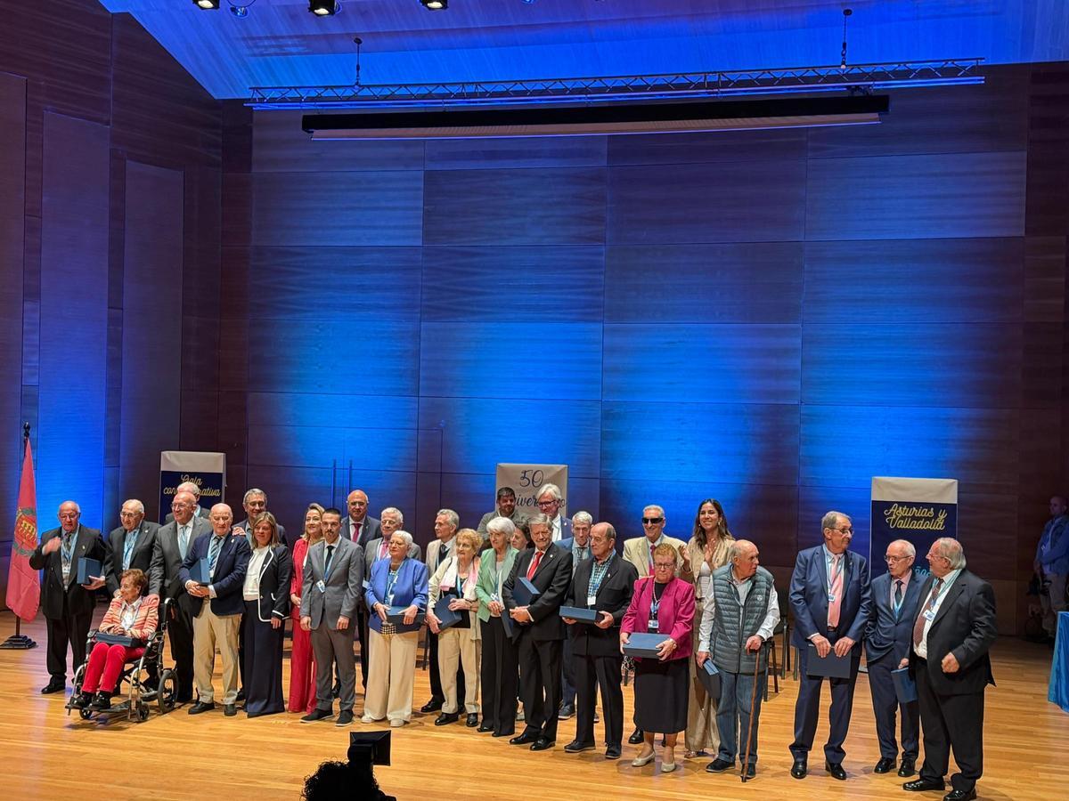 Una imagen de la gala del Centro Asturiano de Valladolid