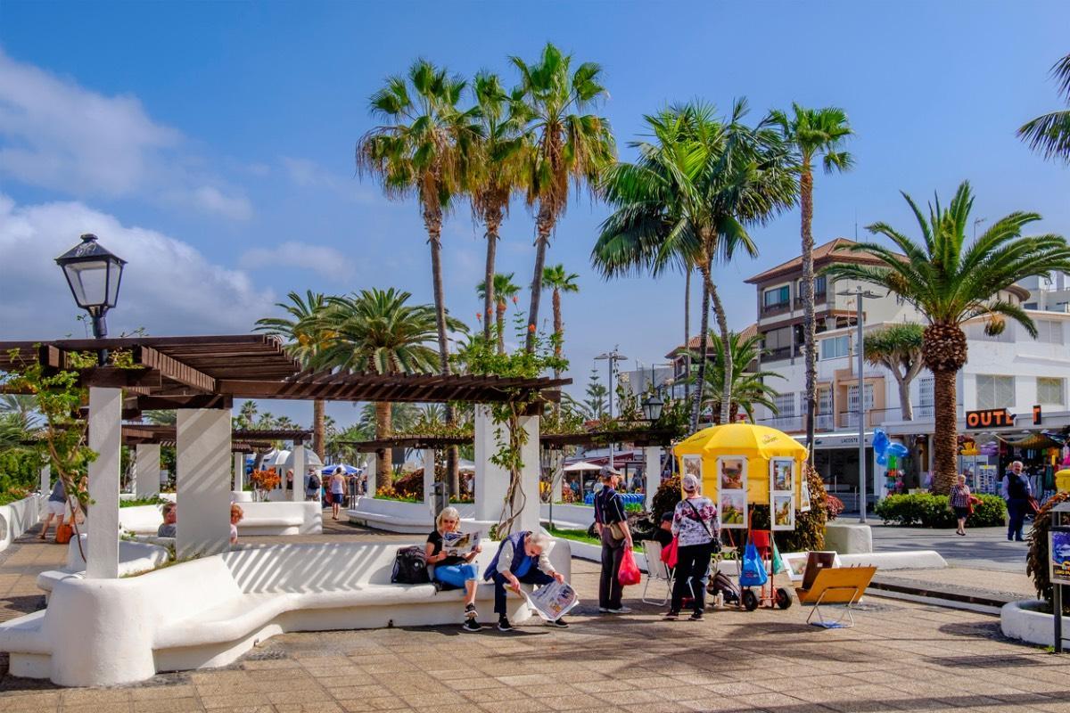 El paseo marítimo del Puerto de la Cruz