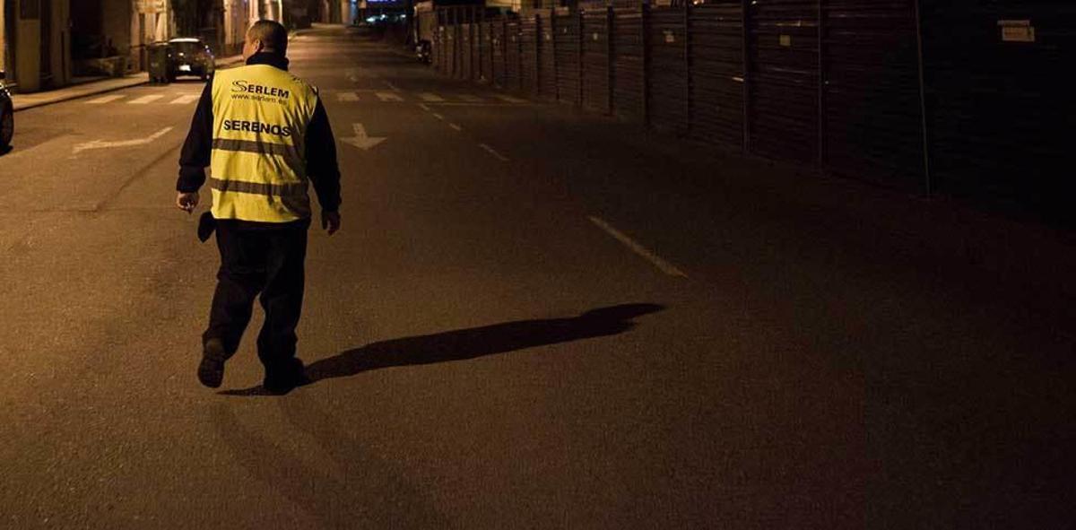 Un sereno, de patrulla, en una imagen de archivo.