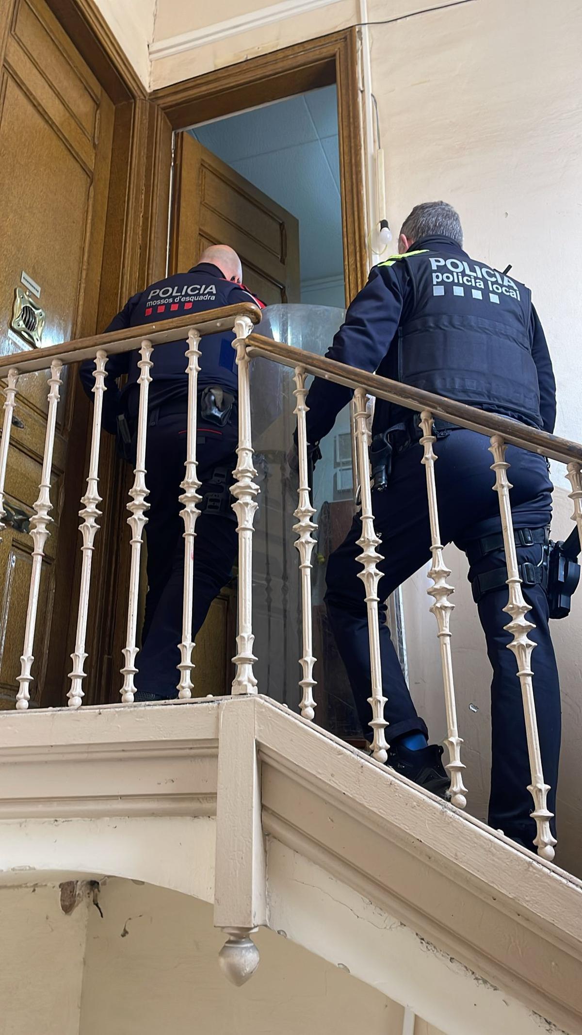 Agents locals i Mossos van col·laborar en l'operació