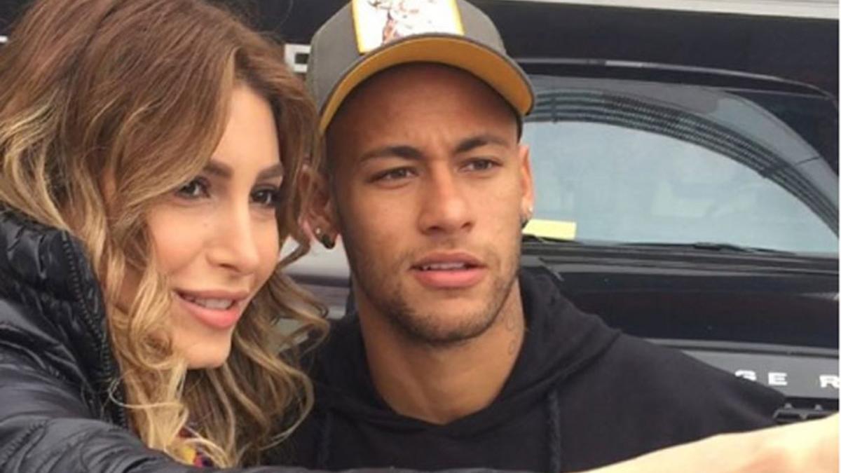 Neymar recibió la visita de Yara