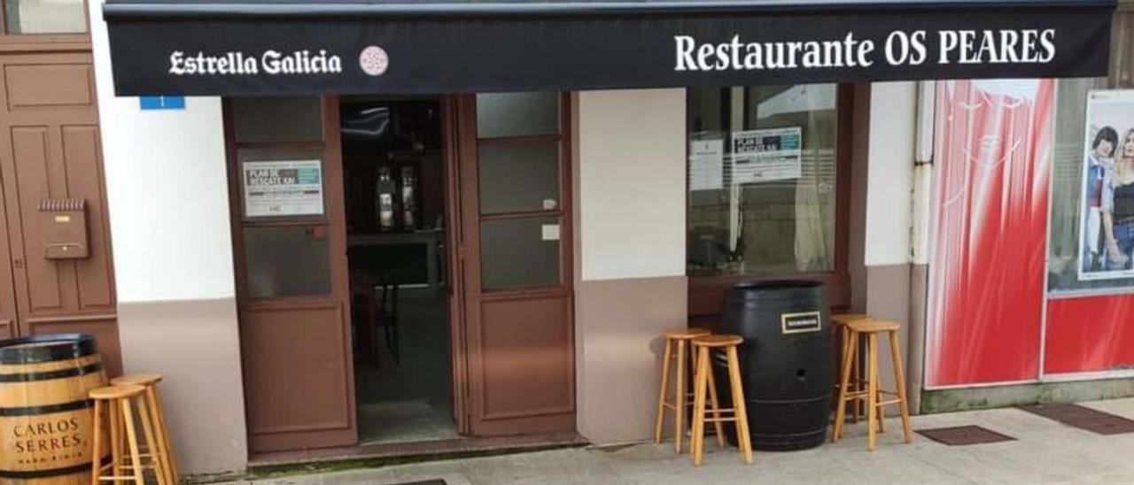 La fachada del bar, ubicado en la calle Waldo Álvarez Insua.