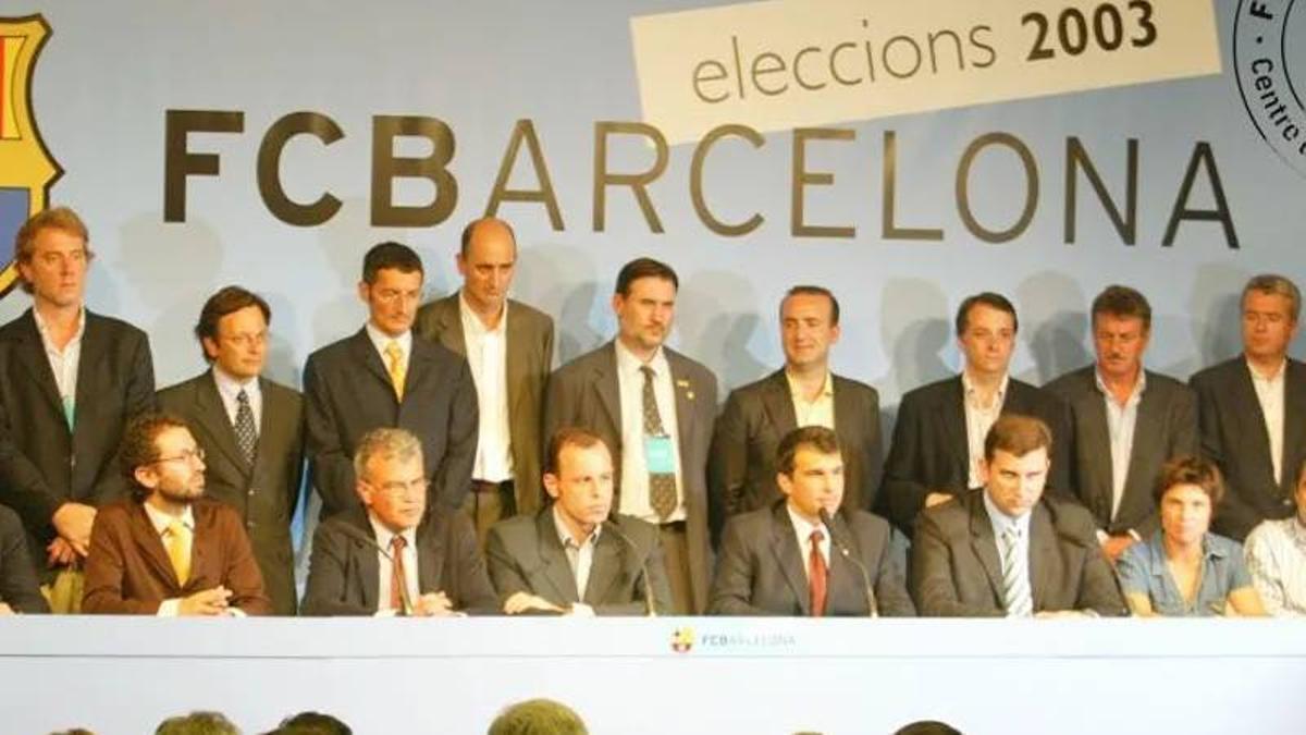 Joan Laporta ganó las elecciones de 2003