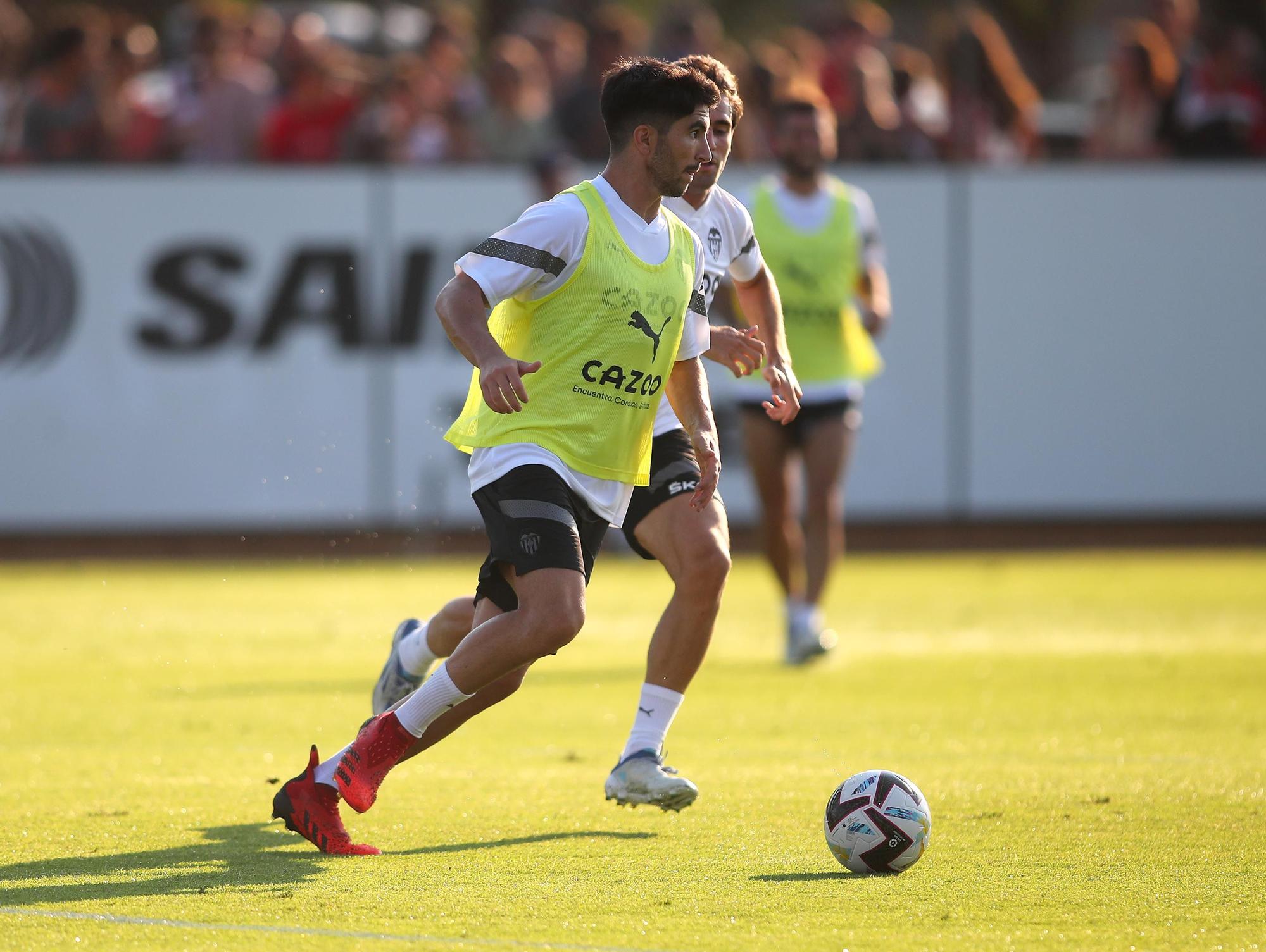 Las mejores imágenes del entrenamiento del Valencia CF