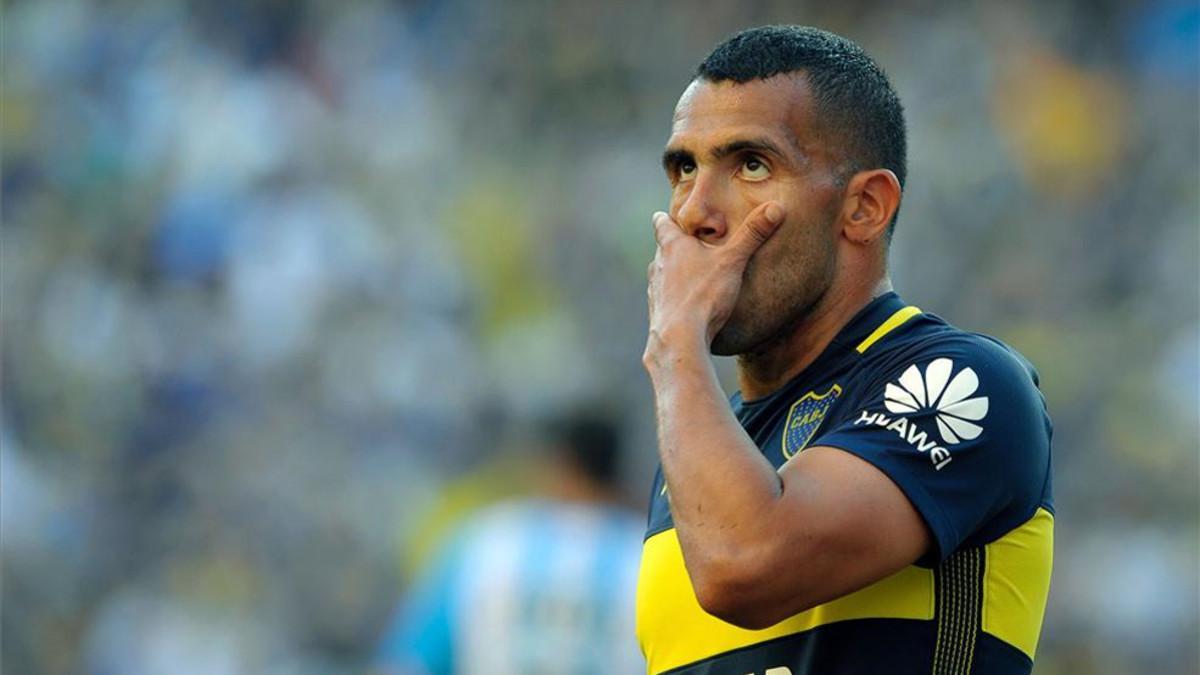 Carlos Tévez, actual delantero de Boca Juniors