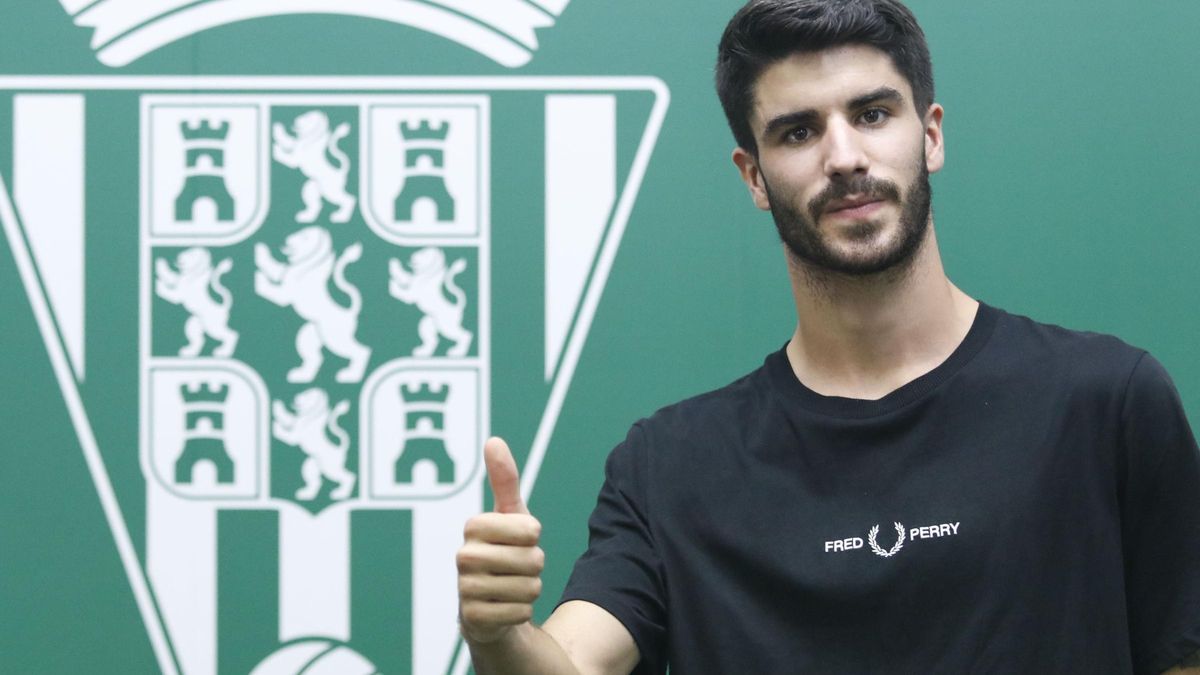 Ricardo Visus, en su presentación como jugador del Córdoba CF.