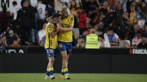 Valencia - Las Palmas | El gol de Alberto Moleiro