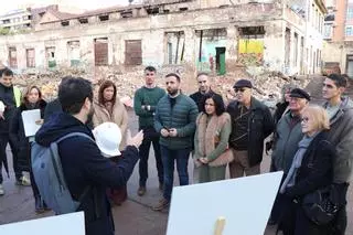 Así van las obras del antiguo Economato de AHM en Sagunt