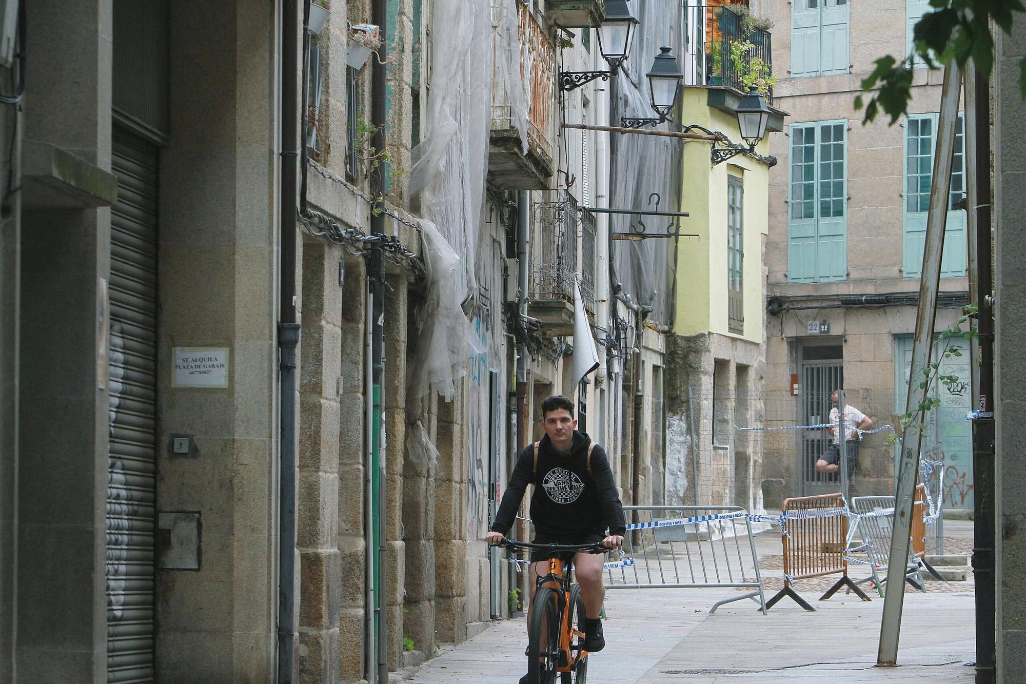 Casco histórico donde se ubica el mayor número de casas deshabitadas
