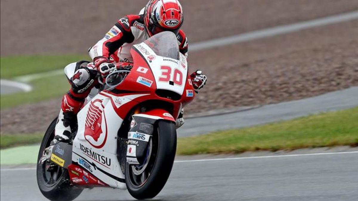 Nakagami, al mando en Moto2