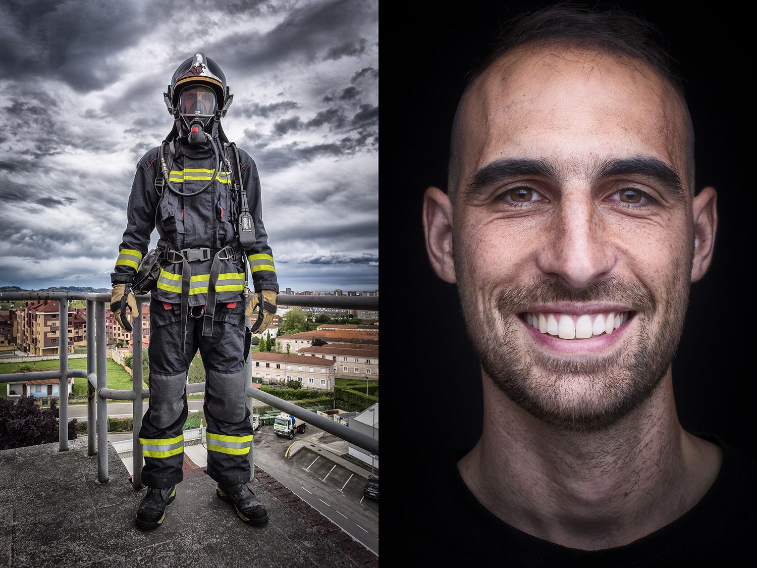 [Alfonso Ruiz González] | Bombero. | Parque de bomberos. Gijón.