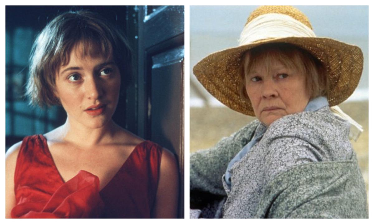 Kate Winslet y Judi Dench, caracterizadas como Iris Murdoch en dos etapas de la vida de la escritora, en la película 'Iris' de Richard Eyre.