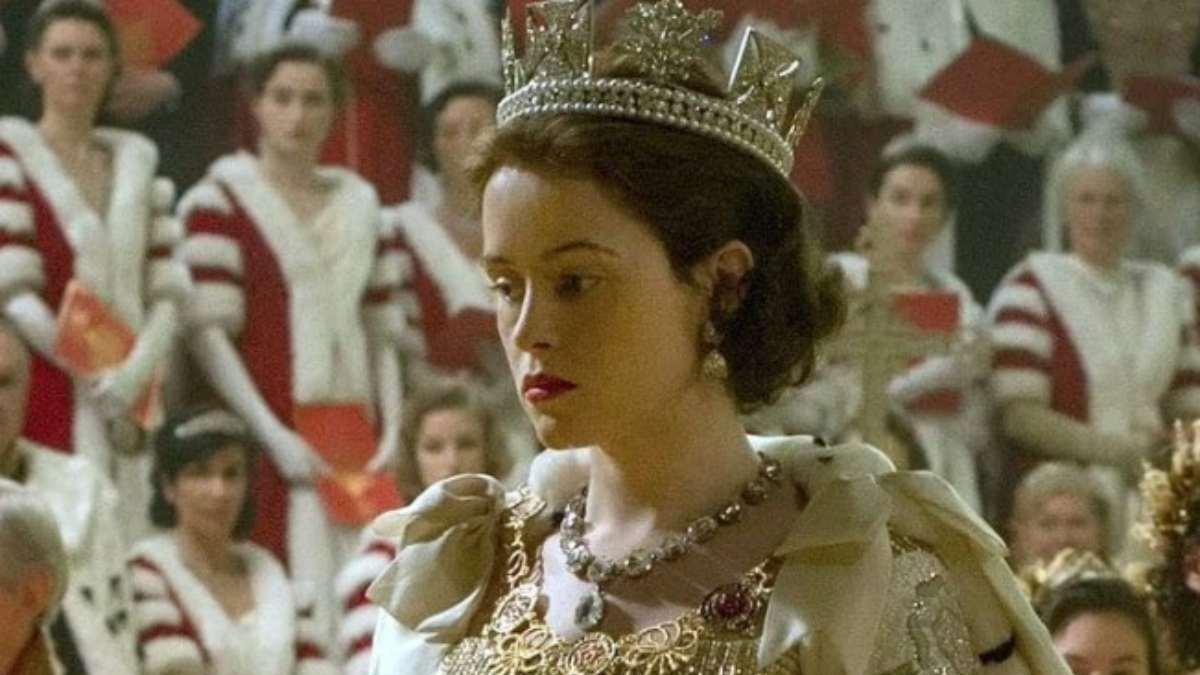 Claire Foy como la reina Isabel II en 'The Crown'