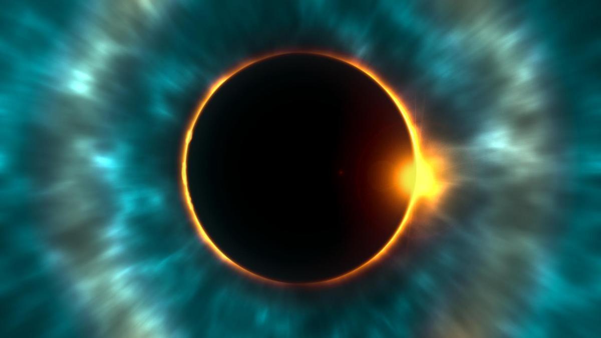 Simulació d'un eclipsi