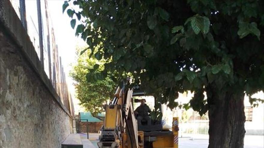 Se inician las obras de renovación en el colegio Campo de Borja