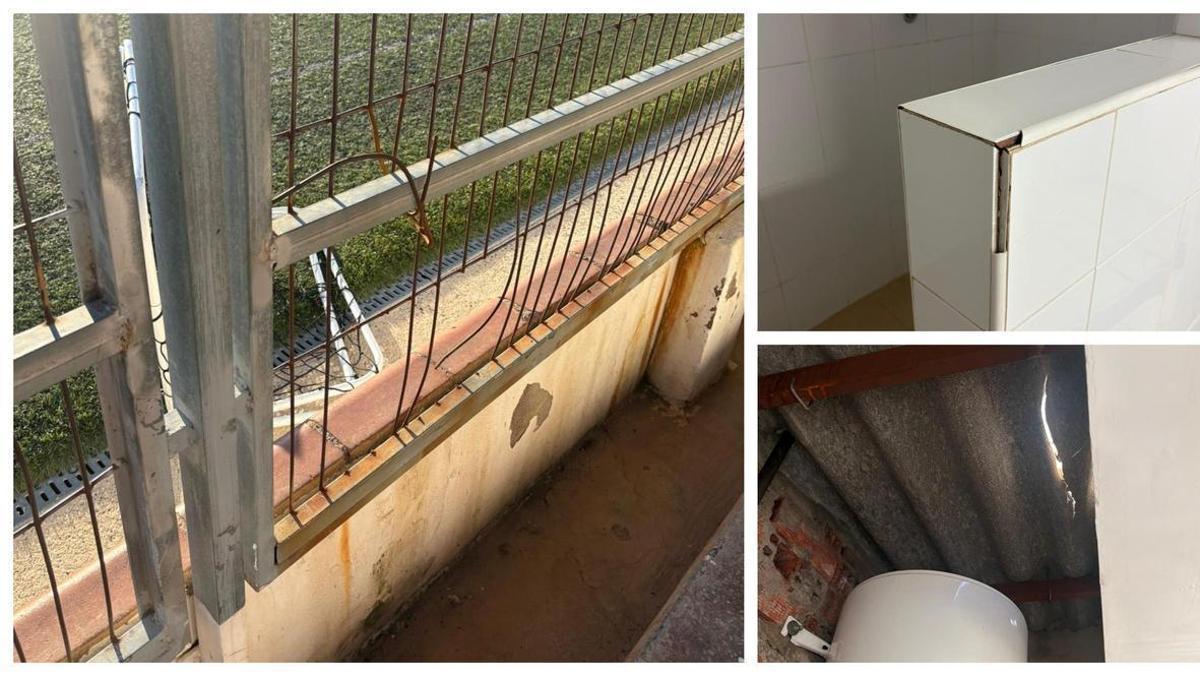 Galería de fotos: Denuncian el mal estado del campo de fútbol municipal de Betxí