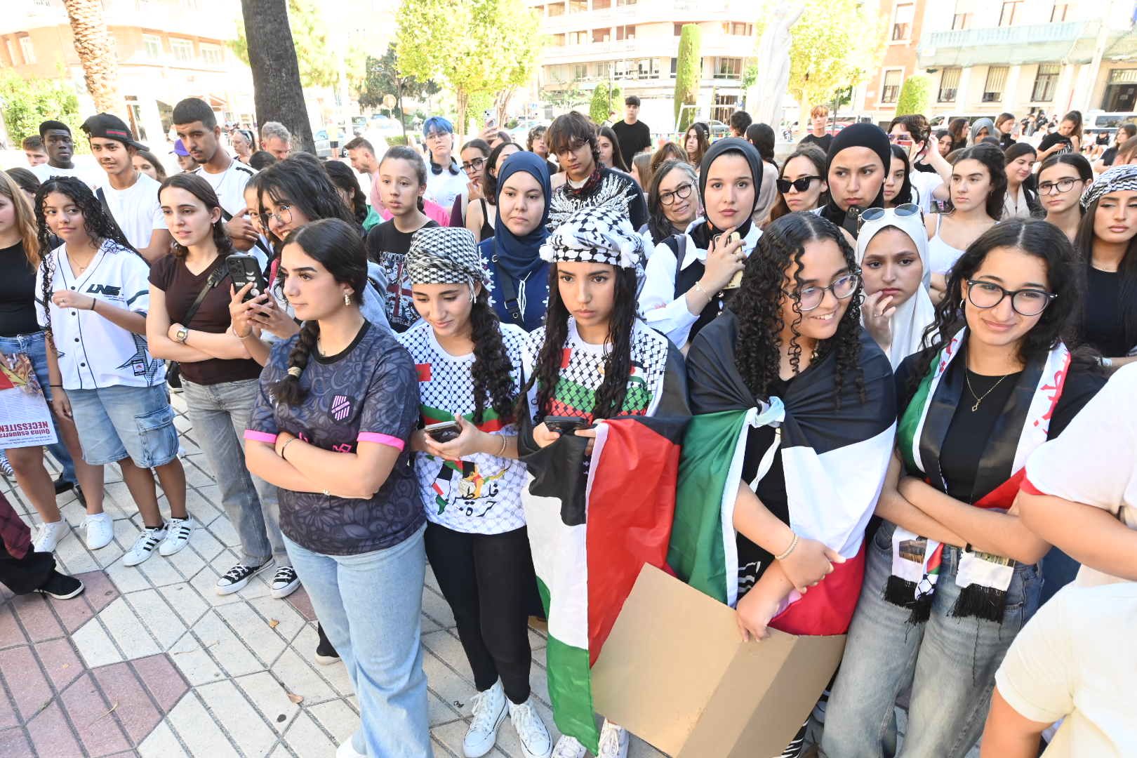 Galería de imágenes: Estudiantes de Castellón en protesta por Palestina