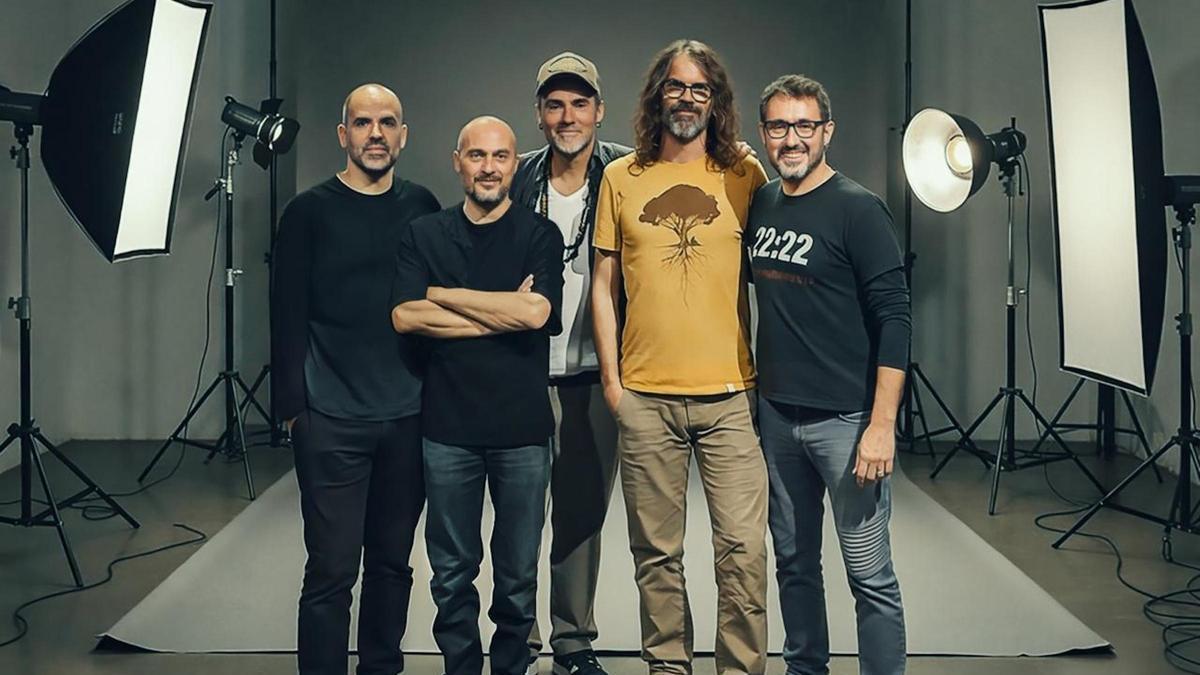 El grup Gossos en una fotografia