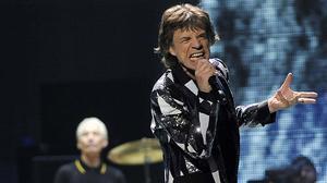 Mick Jagger, cantant del grup britànic, durant el concert a l’Staples Center de Los Angeles.