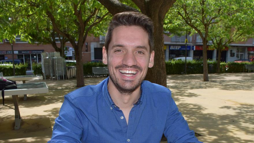 Xavi Orcajo, president de l&#039;associació de comerciants de Berga