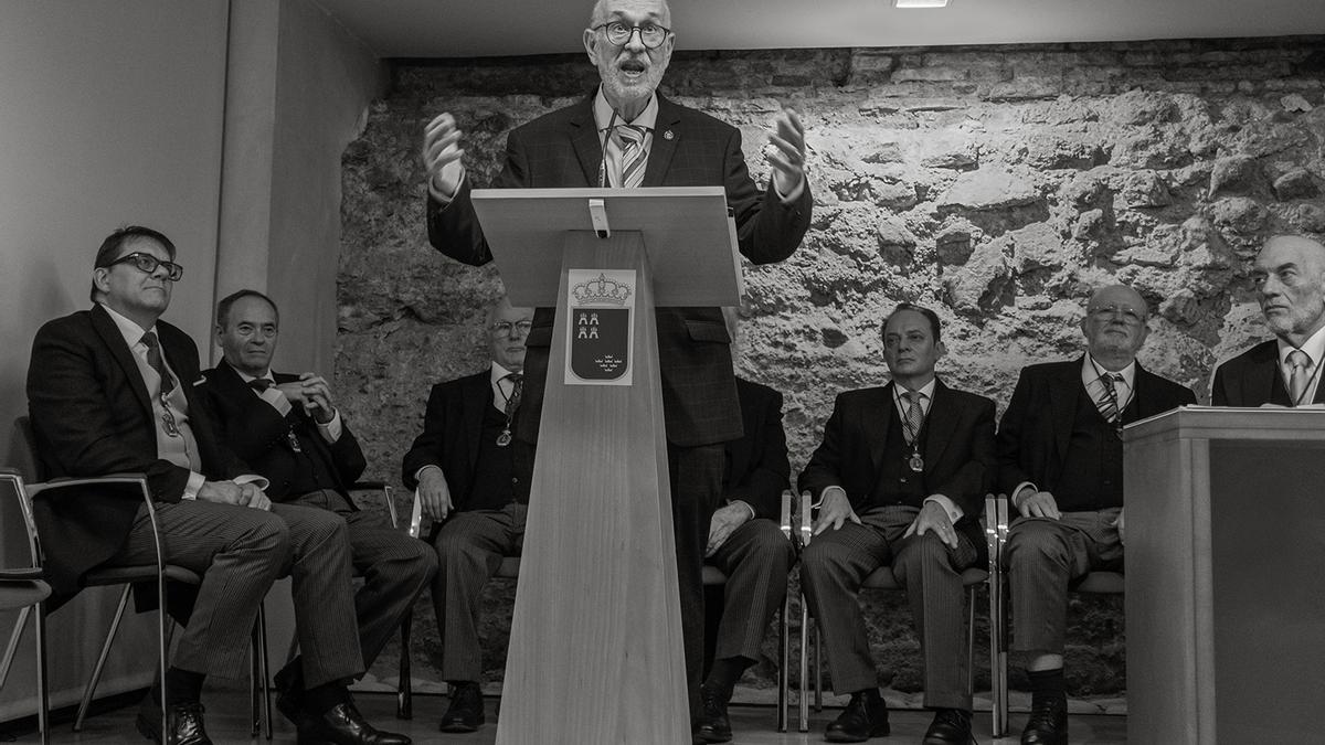 José David Pujante durante su intervención en el acto de apertura.