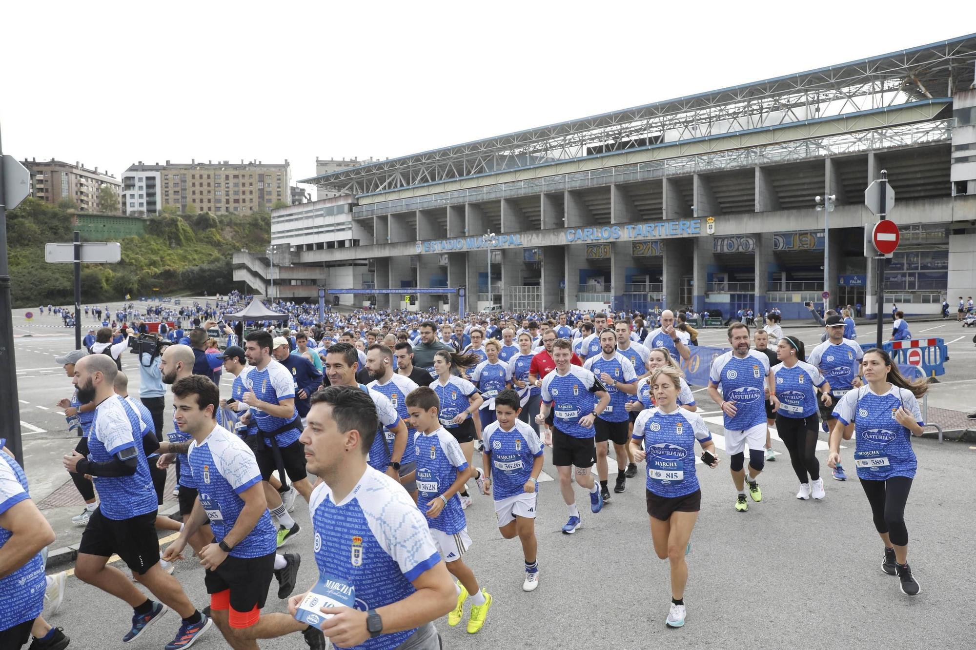 EN IMÁGENES: Así ha sido la carrera por el centenario del Real Oviedo