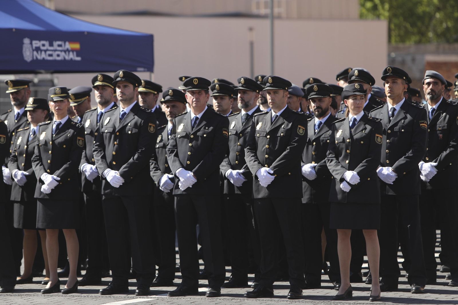 Acto del día de la Policía Nacional en València