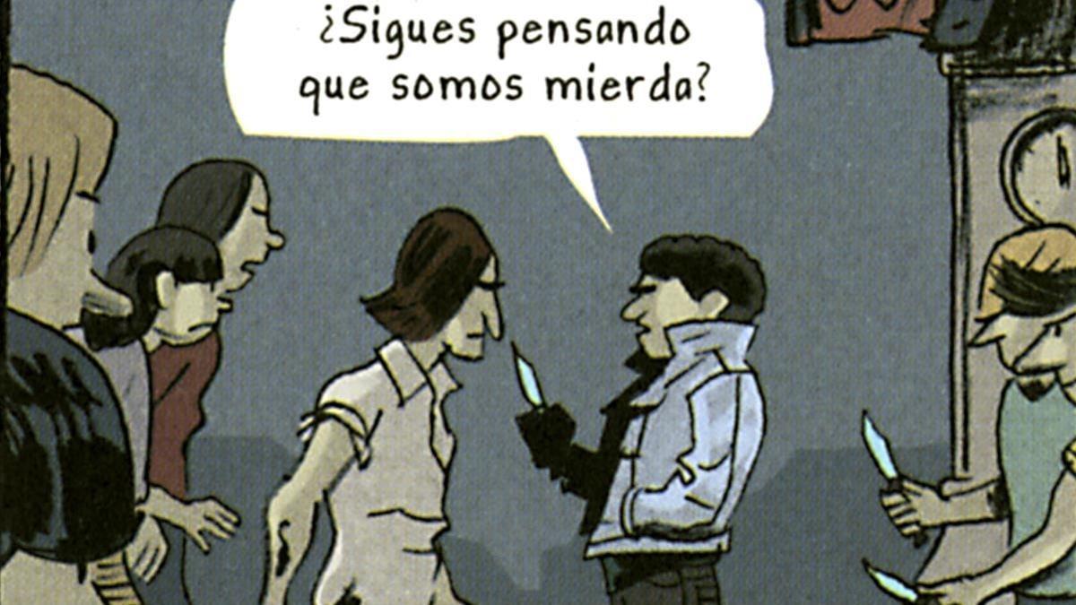 Viñeta del cómic `Historias del barrio¿, de Gabi Beltrán y Bartolomé Seguí.